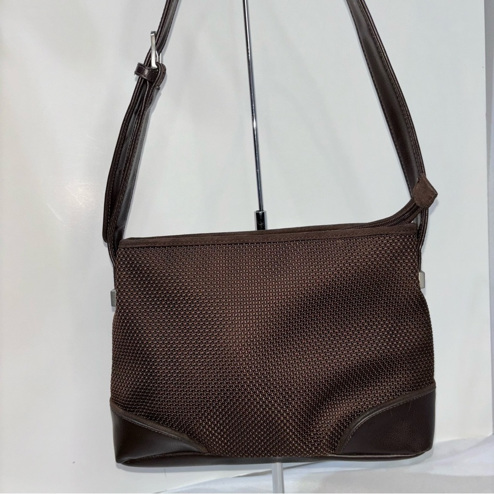 The Sak Knit w/ Leather Shoulder Bag
